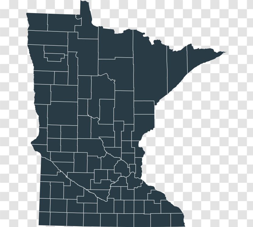 Minnesota Map Royalty-free - Vector Transparent PNG