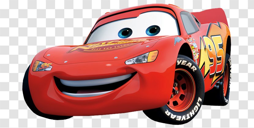 Lightning McQueen Mater Cars 2 Pixar - Red Transparent PNG