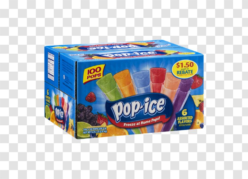Ice Pop Juice Cream Flavor Fla-Vor-Ice - Ounce Transparent PNG