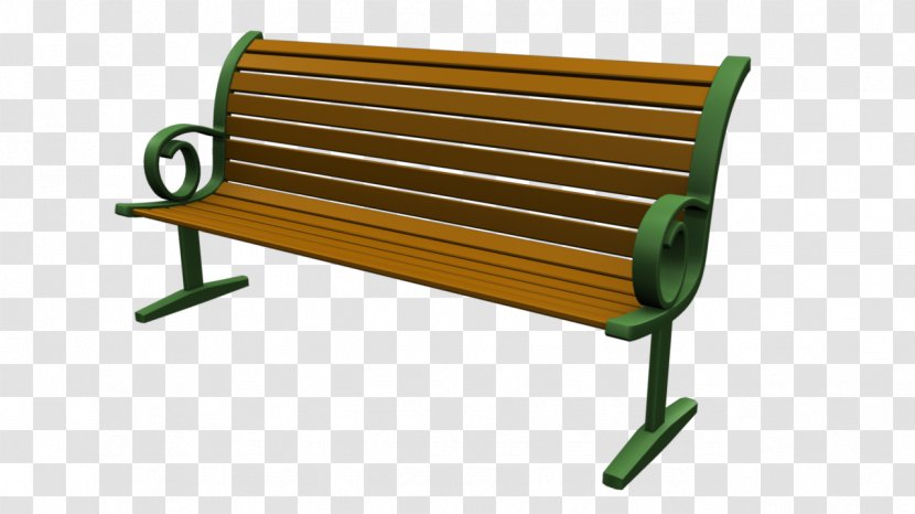 Bench Garden Furniture Wood Line Transparent PNG