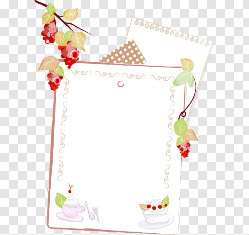Paper Clip Art - Page - Floral Decoration Label Transparent PNG