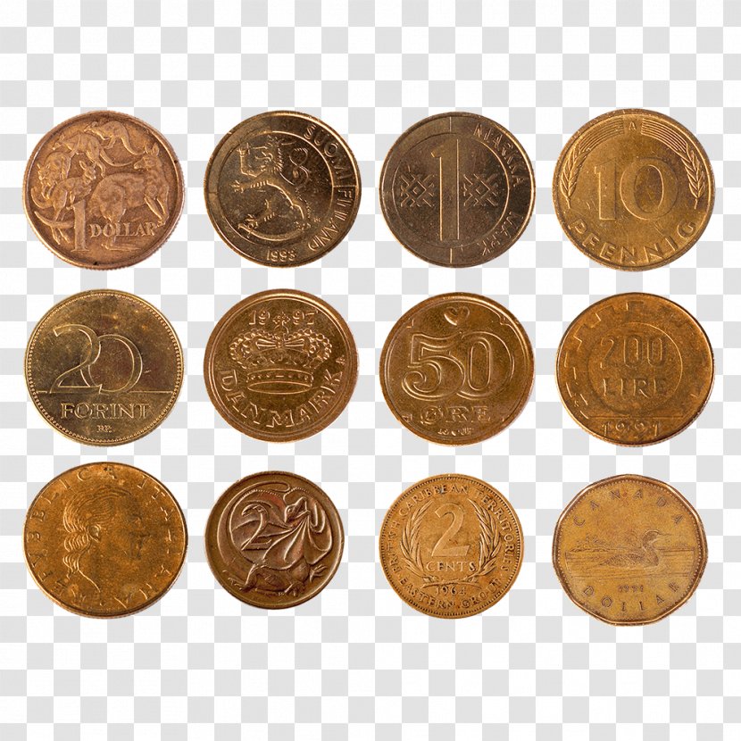 Coin Money Clip Art - Commemorative Coins Transparent PNG