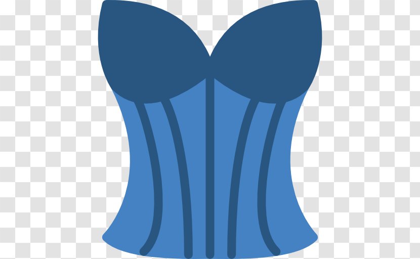 Azure Cobalt Blue Aqua Electric Teal - Corset Transparent PNG