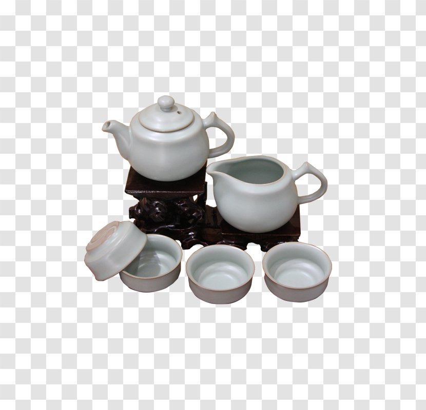 Teapot Computer File - Porcelain - Tea Set Transparent PNG