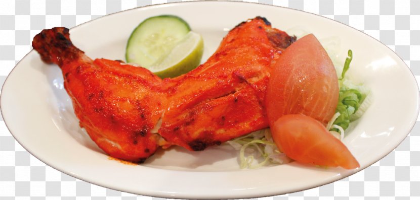 Tandoori Chicken Roast Pakistani Cuisine Food - Dish Transparent PNG