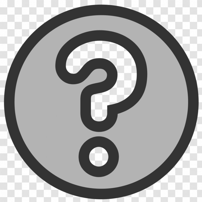 Question Mark Emoticon Clip Art - Logo - Random Buttons Transparent PNG