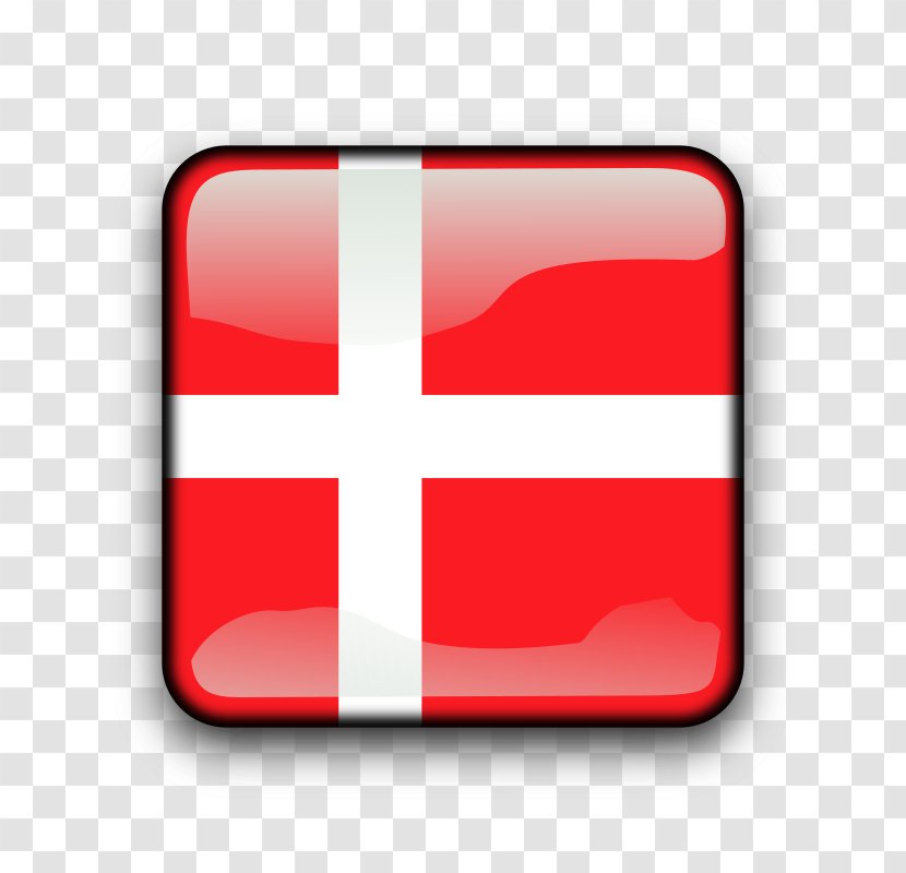 Flag Of Denmark Clip Art - Microsoft Cliparts Transparent PNG