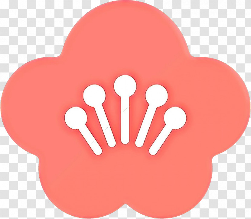 Pink Red Hand Cloud Transparent PNG