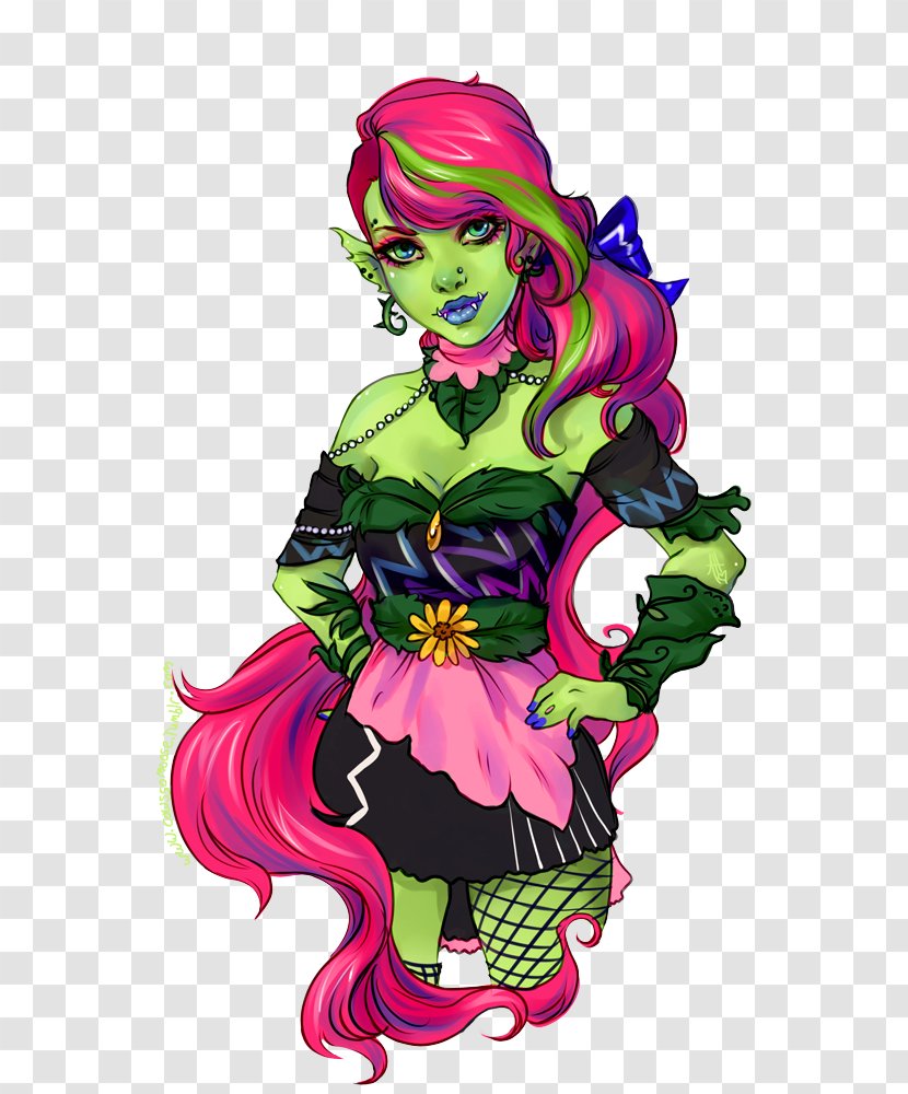 Monster High Drawing Fan Art Ghoul - Costume Design - Stay Up Late To Work Transparent PNG