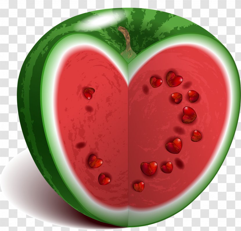 Watermelon Vegetable - Royaltyfree - Red Love Transparent PNG