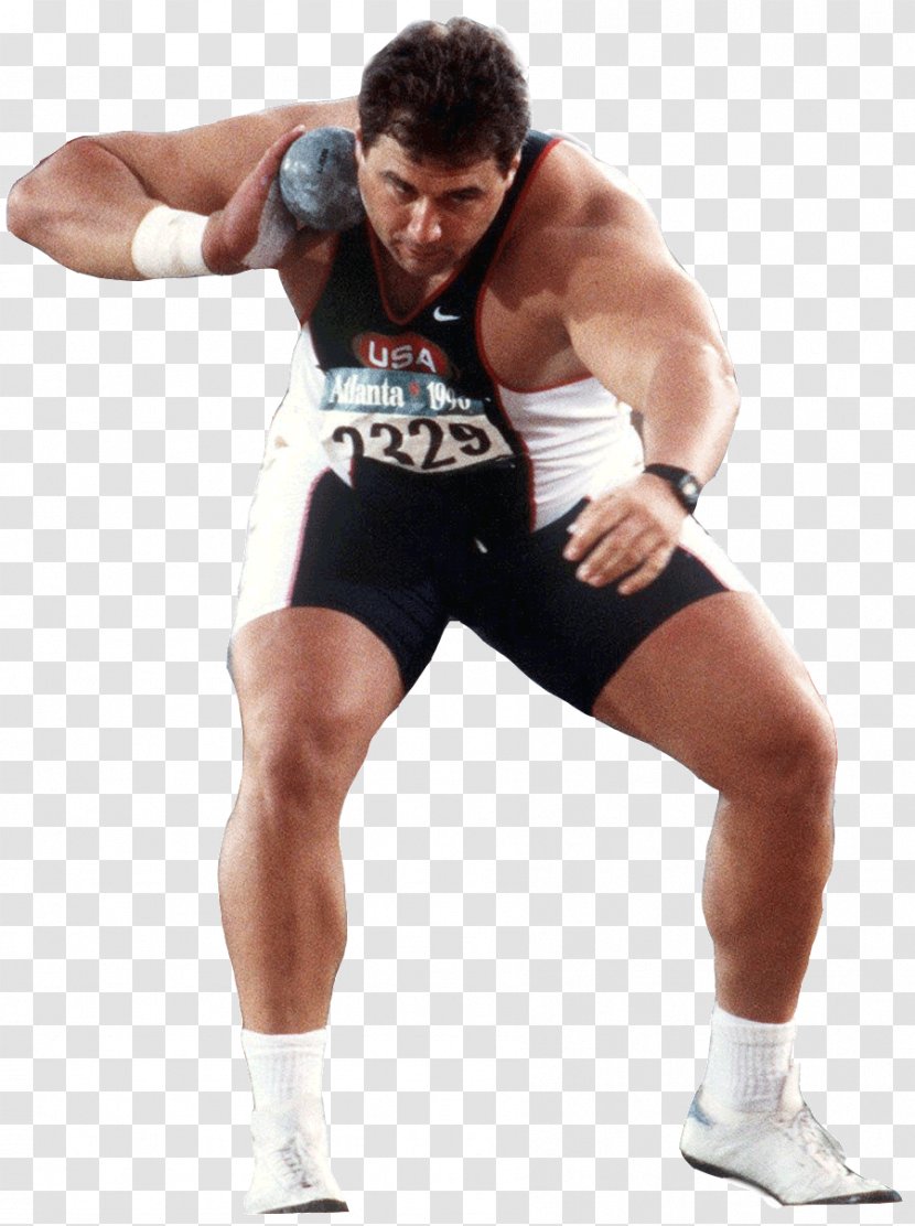 Randy Barnes 1996 Summer Olympics Olympic Games Shot Put At The - Heart - Savage Transparent PNG