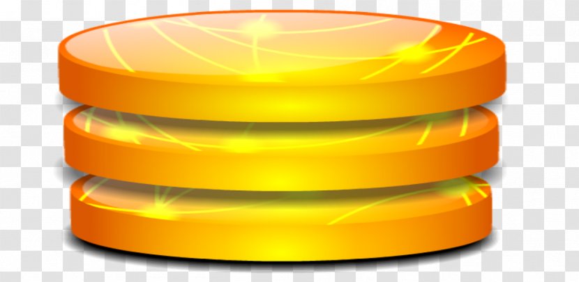 Database SQL Clip Art View - Orange - Management Transparent PNG