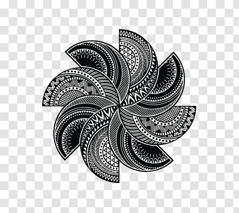 Coloring Book Zentangle Doodle Mandala Drawing - Visual Arts - Painting Transparent PNG