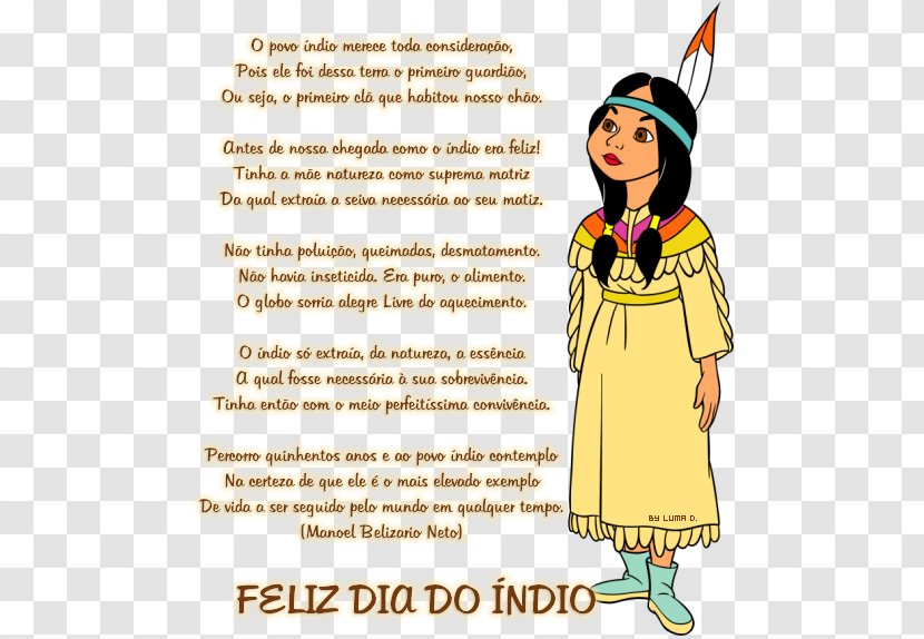 Indian Day 19 April Brasilian Alkuperäiskansat Culture Greeting - Indio Solari Transparent PNG