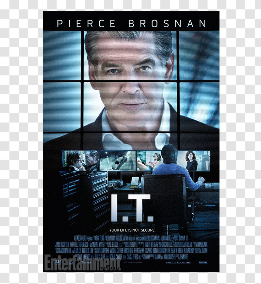 Pierce Brosnan I.T. Mike Regan Film Poster - Photo Caption Transparent PNG