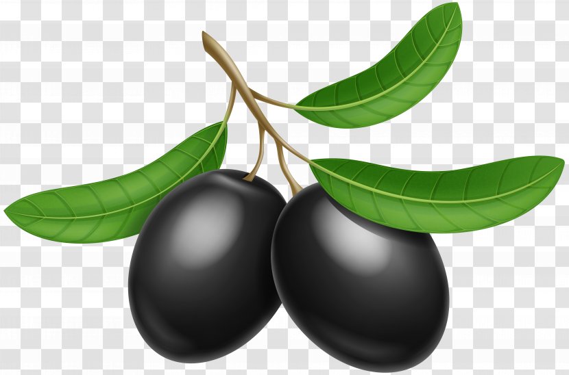 Olive Clip Art - Fruit - Black Olives Transparent Image Transparent PNG