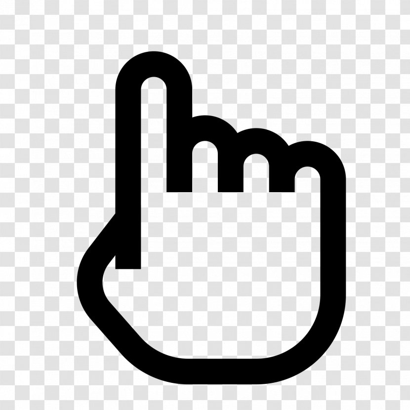 Text Line Font Logo Finger - Symbol Hand Transparent PNG