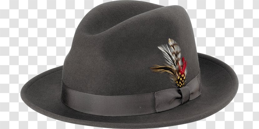 Fedora Product Grey - Headgear Transparent PNG