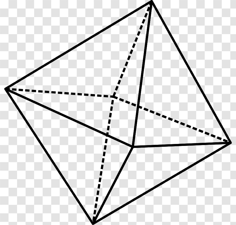 Octahedron Geometry Stellation Mathematics Clip Art Transparent PNG