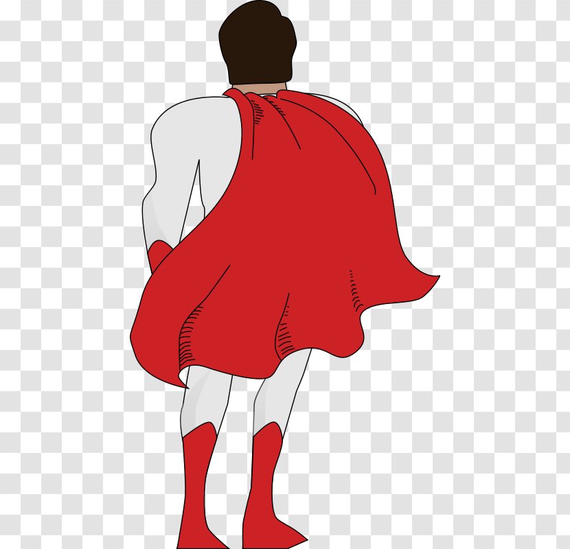 Superman Batman Clip Art - Silhouette - Cartoon Hero Transparent PNG