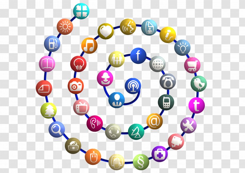 Social Media Digital Marketing Blog Symbol - Body Jewelry - Network Transparent PNG