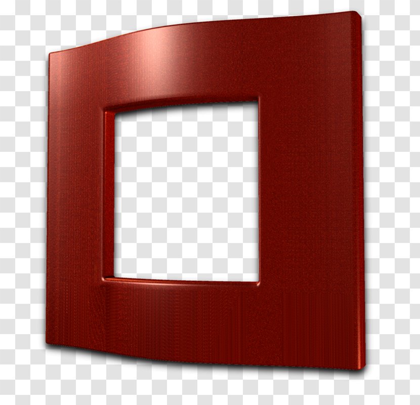 Picture Frames Three-dimensional Space 3D Computer Graphics - Red - Rectangulo Transparent PNG