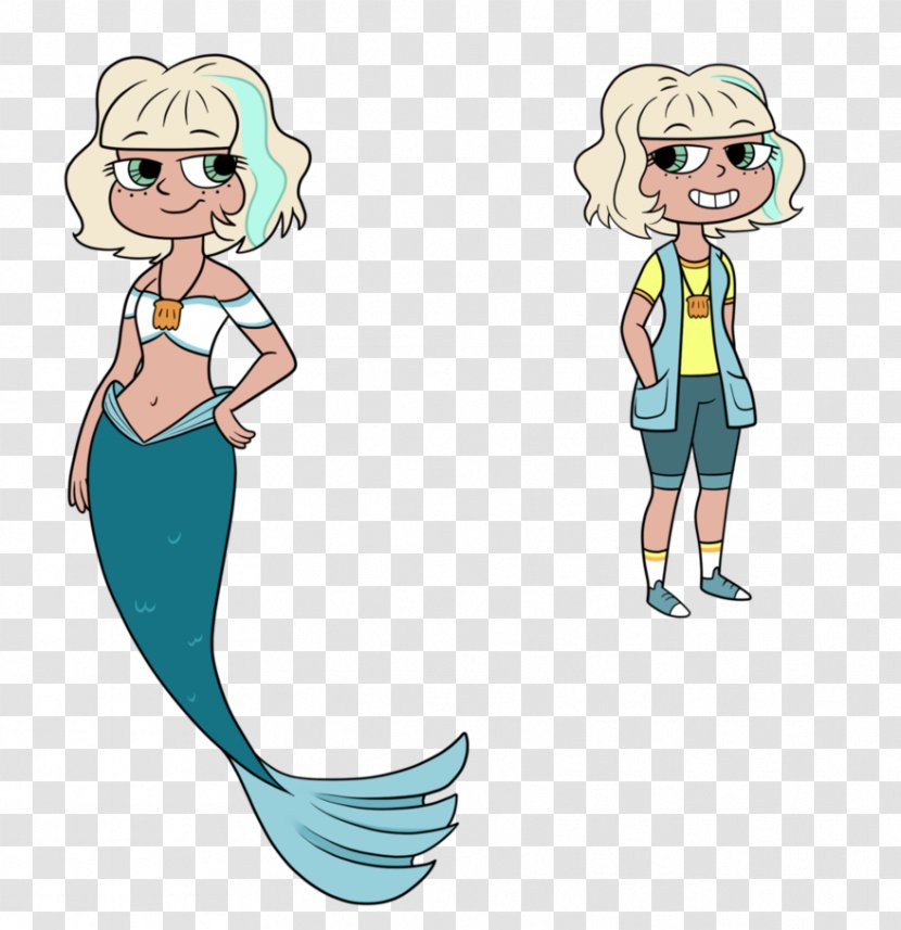 Marco Diaz Mermaid YouTube English - Tree - Forcess Transparent PNG