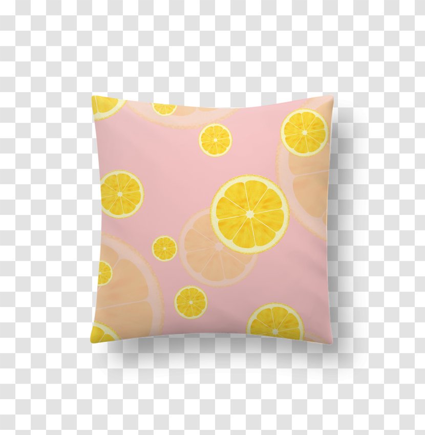 Throw Pillows Cushion Rectangle - Yellow - Lemon Juice Transparent PNG