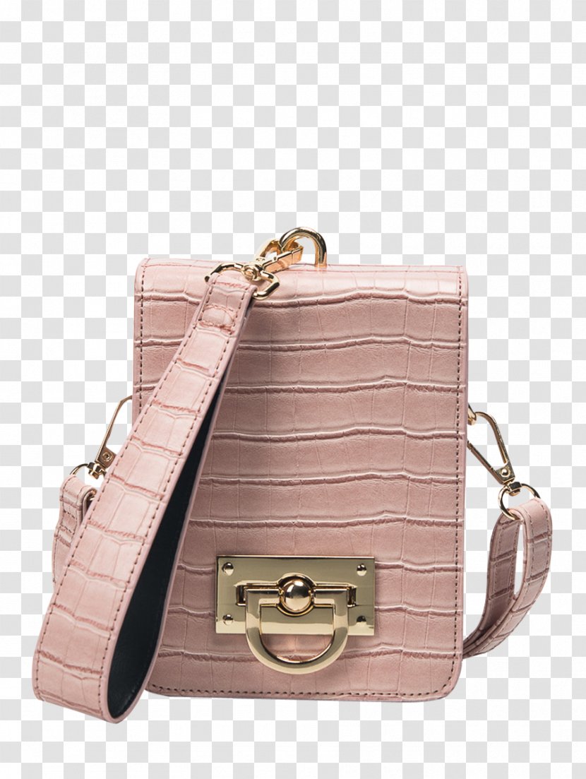 Handbag Leather Strap Buckle - Beige - Bag Transparent PNG