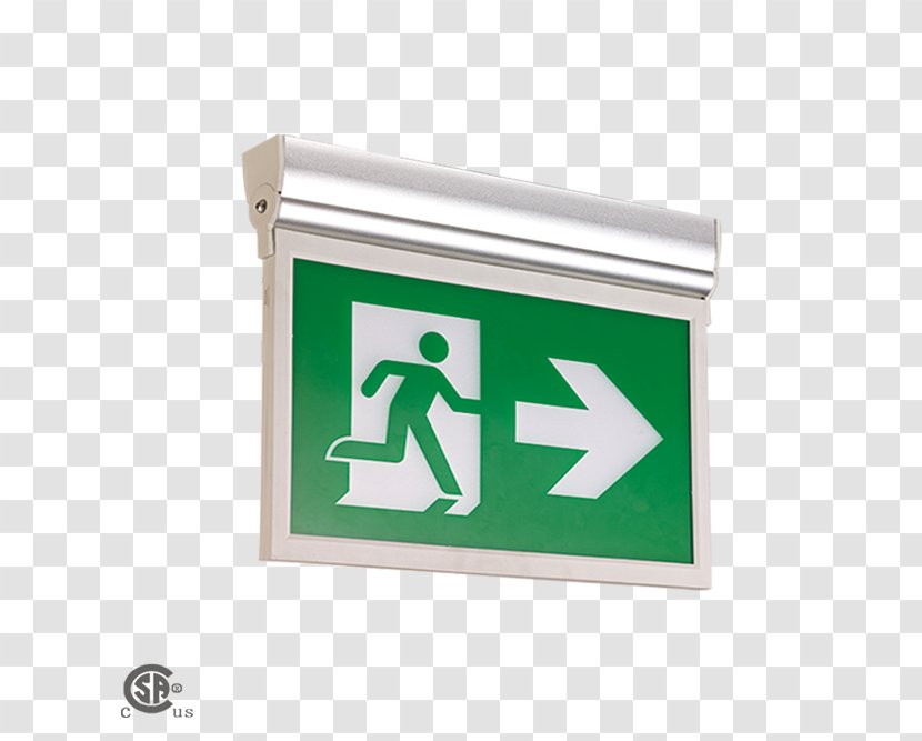 Exit Sign Emergency Lighting Fire Door Light-emitting Diode - Brand Transparent PNG