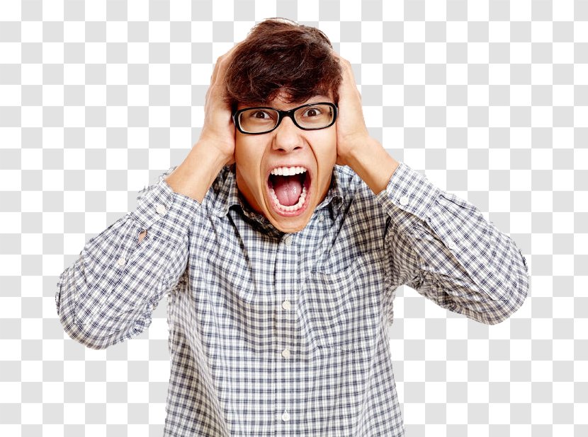 Screaming Stock Photography Male Royalty-free - Tree - Scream Transparent PNG
