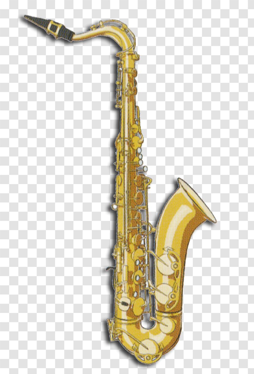 Baritone Saxophone Musical Instruments Woodwind Instrument Brass - Flower - Trumpet And Transparent PNG