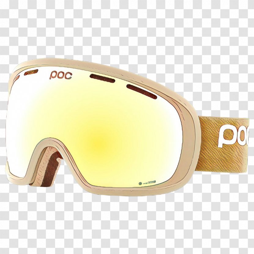 Cartoon Sunglasses - Yellow - Eye Glass Accessory Material Property Transparent PNG