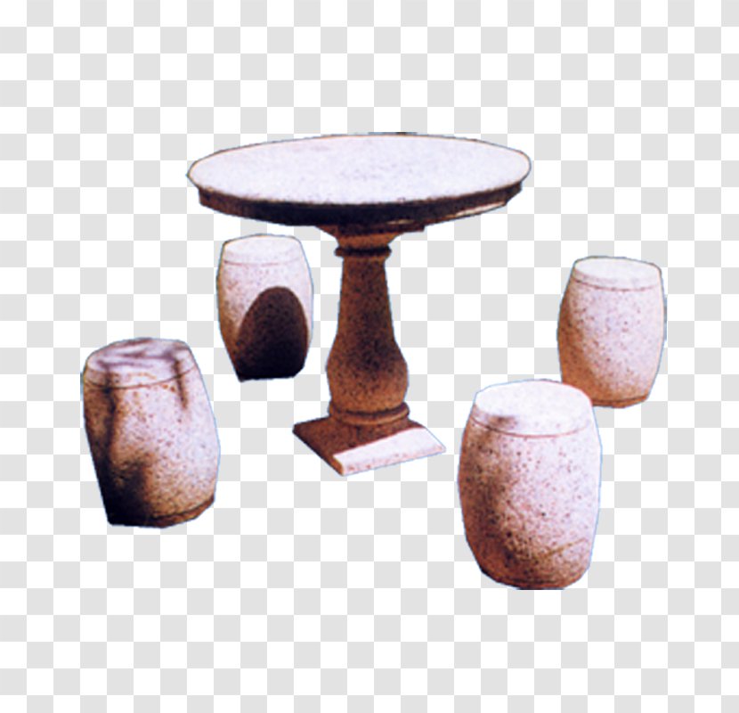 Table Stone Bench Stool - Marble - Material Transparent PNG