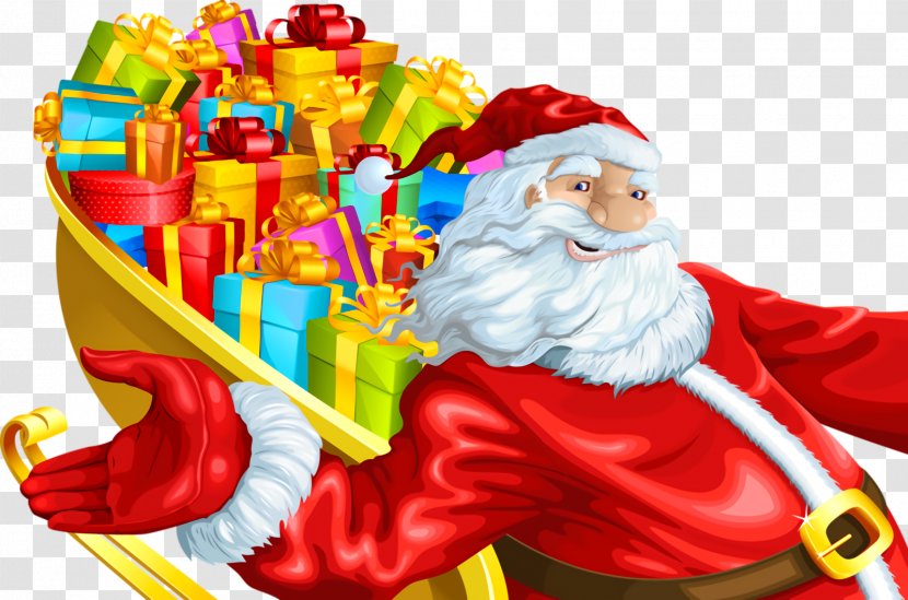 Christmas Santa Claus Saint Nicholas - Kris Kringle - Cartoon Transparent PNG