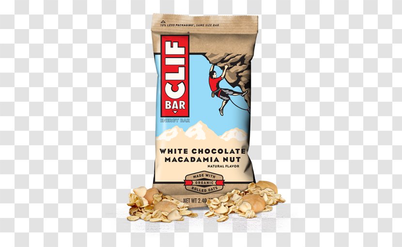 White Chocolate Chip Cookie Clif Bar & Company Energy Macadamia - Biscuits Transparent PNG