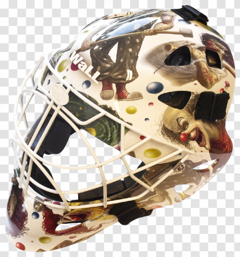 Goaltender Mask Floorball Fat Pipe UNIHOC - Hockey Protective Equipment - Kid Sport Transparent PNG