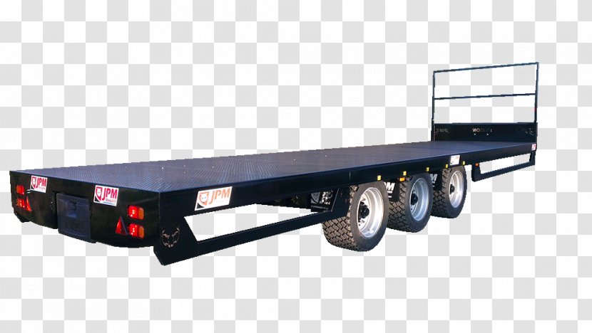Semi-trailer Commercial Vehicle Lowboy Car - Axle Transparent PNG