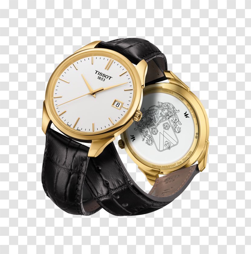 Watch Strap Tissot Gold Jewellery Transparent PNG