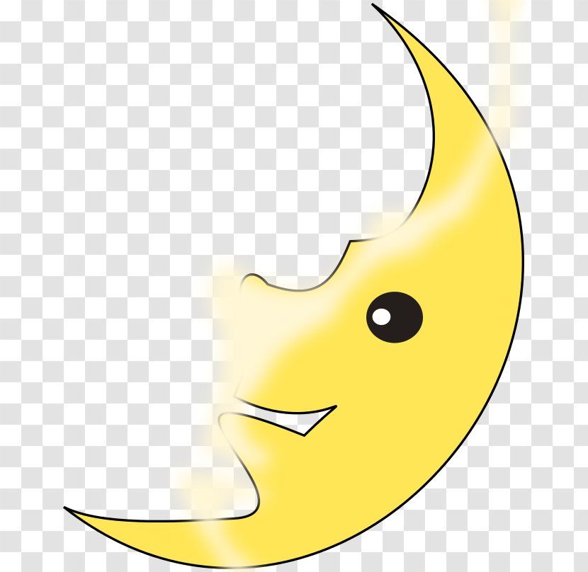 Clip Art File Format Moon Image - Yellow Transparent PNG