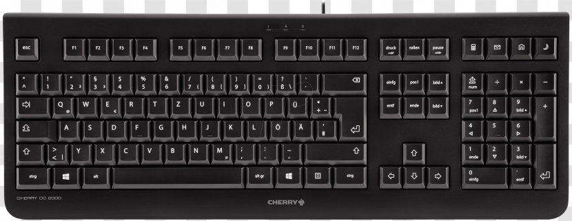 Computer Keyboard Mouse Cherry USB Numeric Keypads - Laptop Part Transparent PNG