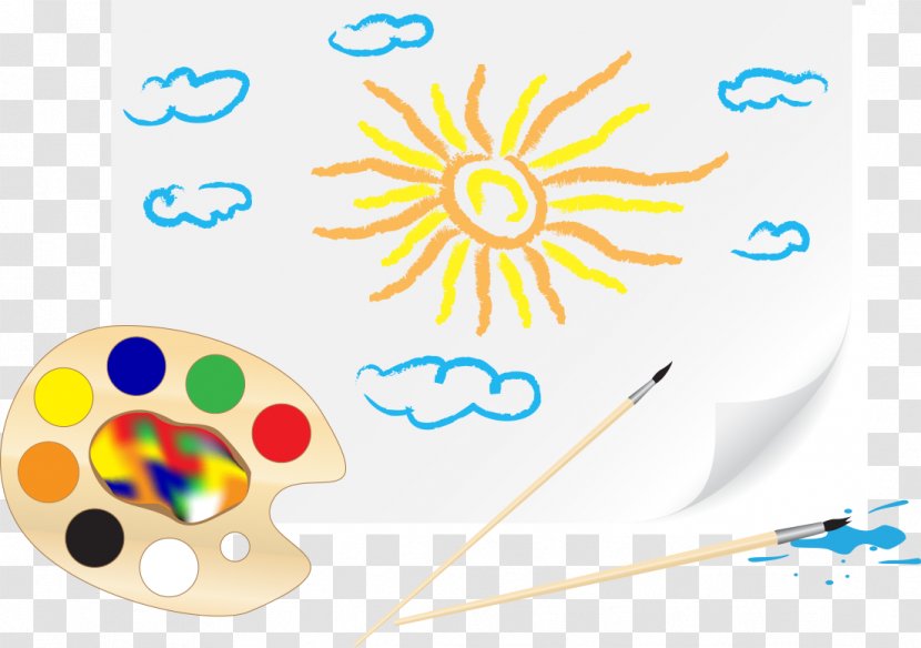 Painting Drawing - Pencil - Sun Vector Material Free Transparent PNG
