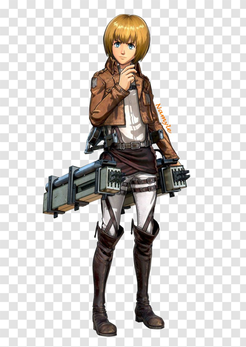 Eren Yeager A.O.T.: Wings Of Freedom Armin Arlert Mikasa Ackerman Attack On Titan - Cartoon Transparent PNG