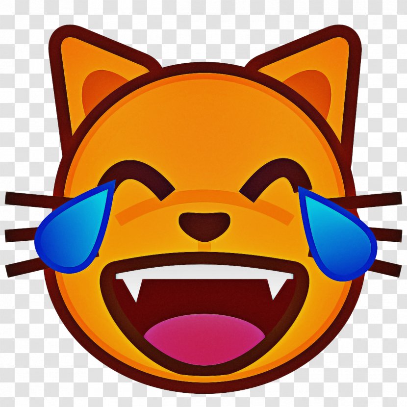 Cat And Dog Cartoon - Facial Expression - Electric Blue Happy Transparent PNG