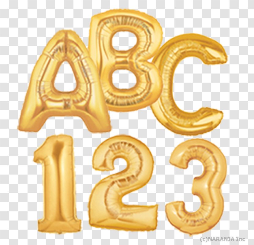 Toy Balloon Birthday Gold Party Transparent PNG