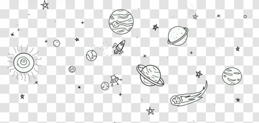 Outer Space Drawing - Astronomy Transparent PNG