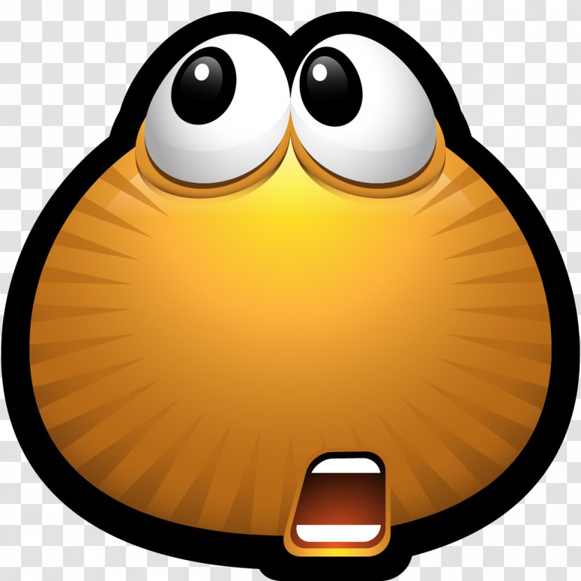 Emoticon Smiley Monster Icon - Bird - Shocked Happy Face Transparent PNG