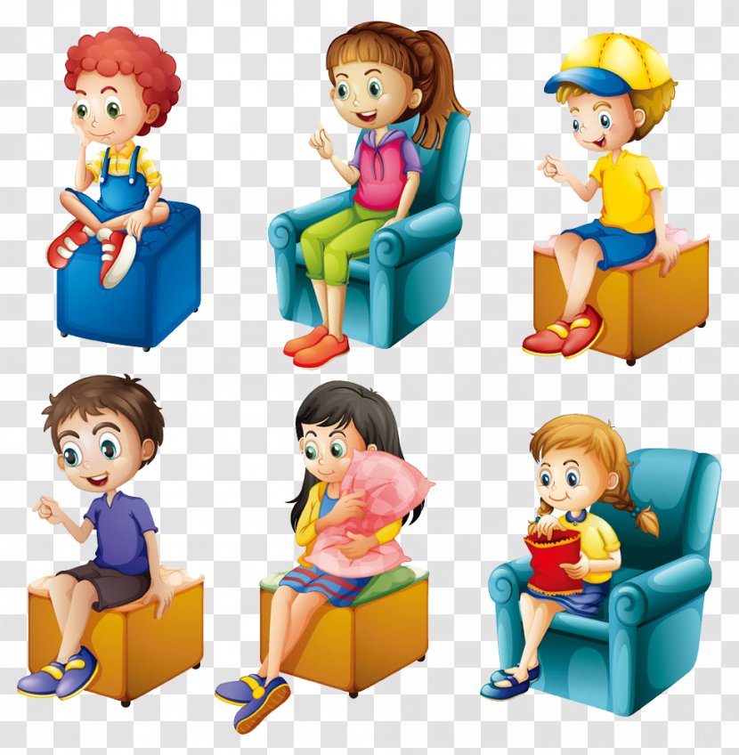 Sitting Stock Illustration - Photography - Children Sofa Transparent PNG