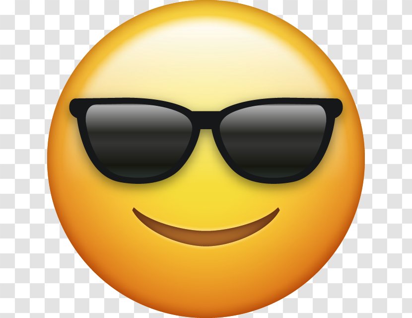 Emoji Emoticon Clip Art - Iphone - Sunglasses Transparent PNG