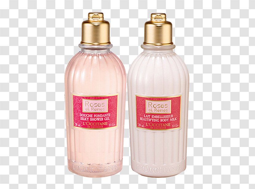 LOccitane En Provence Sunscreen Lotion Shower Gel Perfume - L'Occitane Rose Queen Suite Bath Emollient Transparent PNG